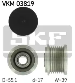 VKM 03819 SKF Механизм свободного хода генератора VKM 03819 SKF Механизм свободного хода генератора